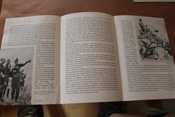 Broschüre Eichenlaubträger des Heeres - Major von Hirschfeld